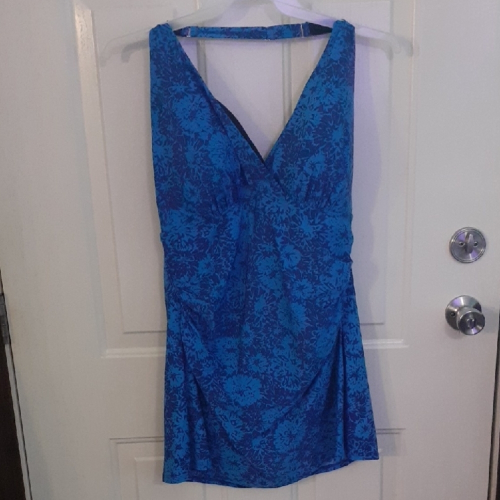 L.L. Bean 1 Piece Swimsuit with skirt Size 18W